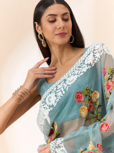 Empress Saree in Blue Colour